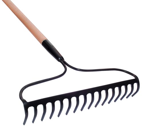 metal rake