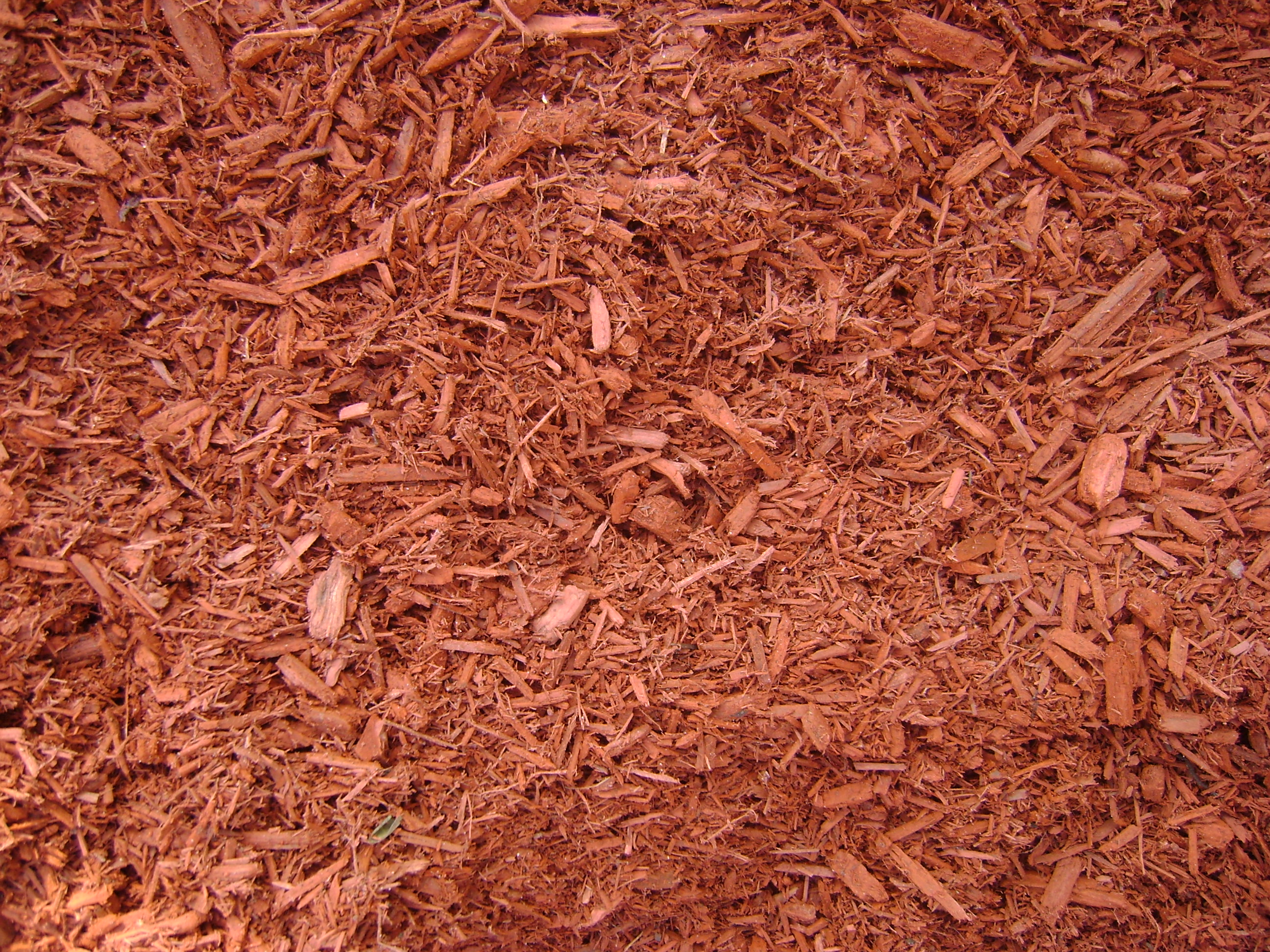 Triple Shredded Red Dyed Mulch Philz Landscape SupplyPhilz Landscape